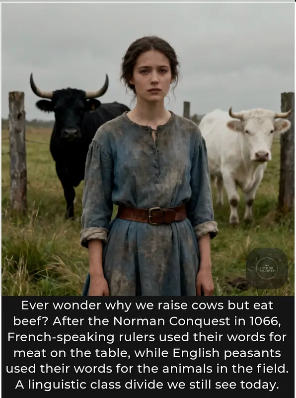 Woman, Cows, And Rural Scene