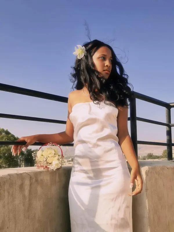 Woman, Flowers, Sunny Day