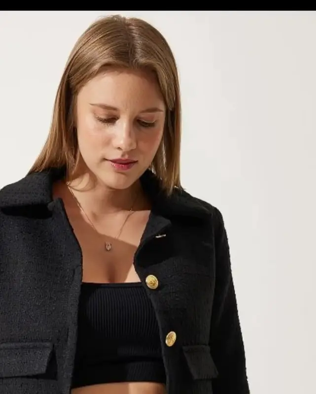 Woman In Black Jacket