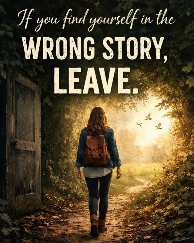 Woman Leaves Wrong Story