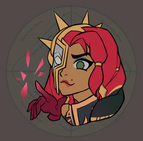 Woman With Crystal Illustration