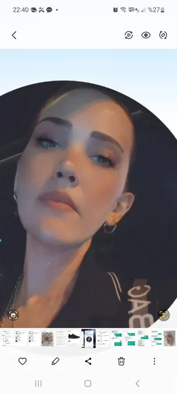 Woman With Serious Expression