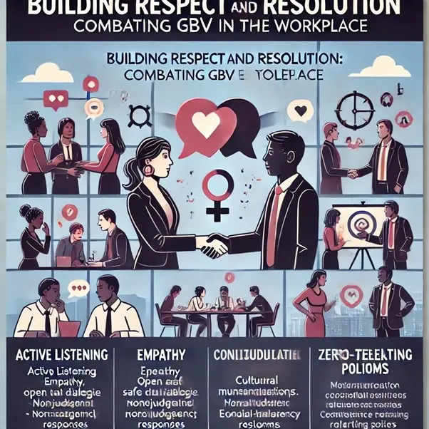 Workplace Conflict Resolution Illustration