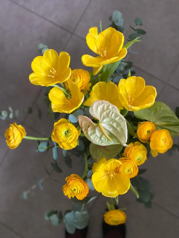 Yellow Tulips Bouquet Arrangement