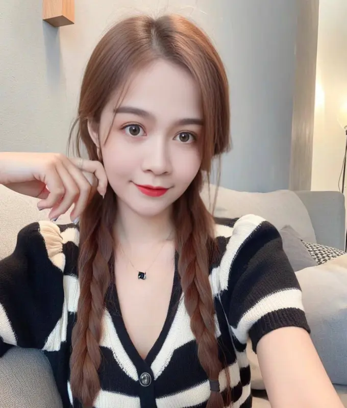 Young Woman With Braids