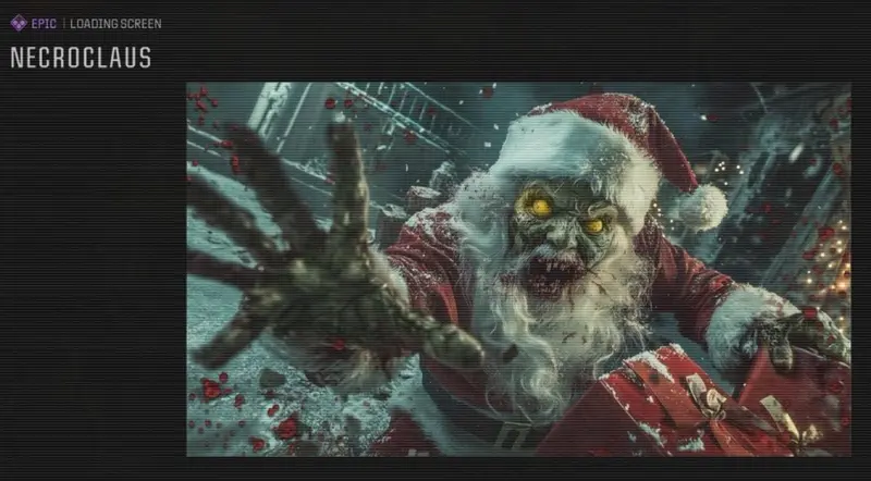 Zombie Santa Claus Depiction